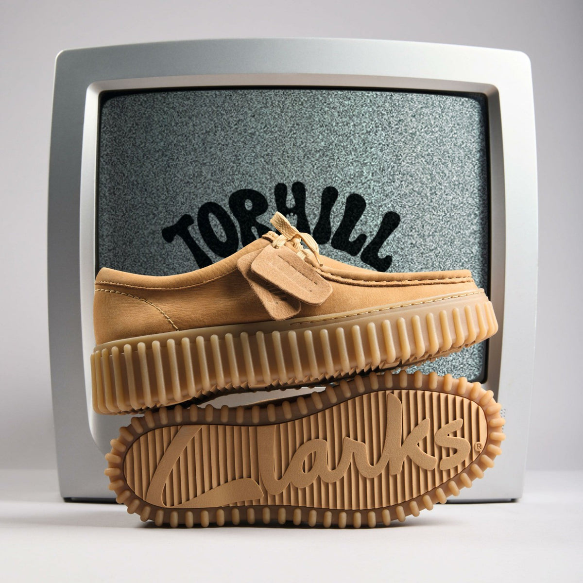 Clarks Torhill Bee Light Tan Nubuck