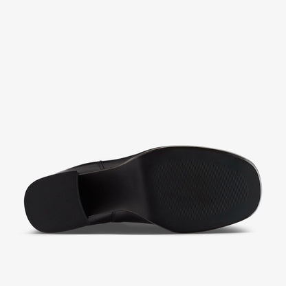 Clarks Pique Up Black Leather