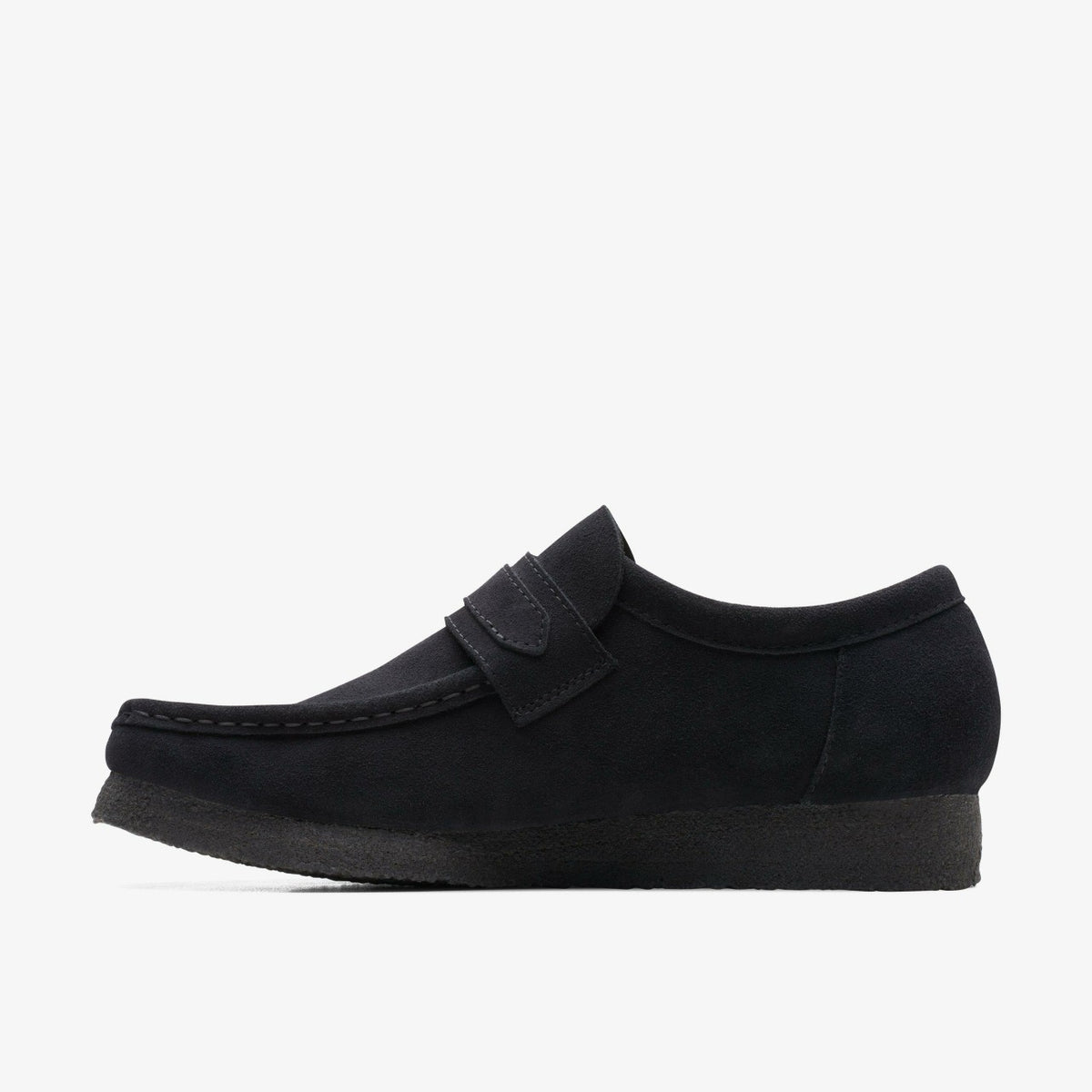 Clarks Wallabee Loafer Black Suede