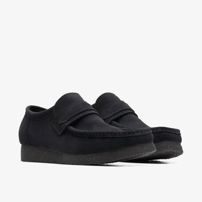 Clarks Wallabee Loafer Black Suede