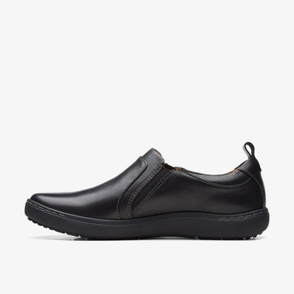 Clarks Nalle Lilac Black Leather