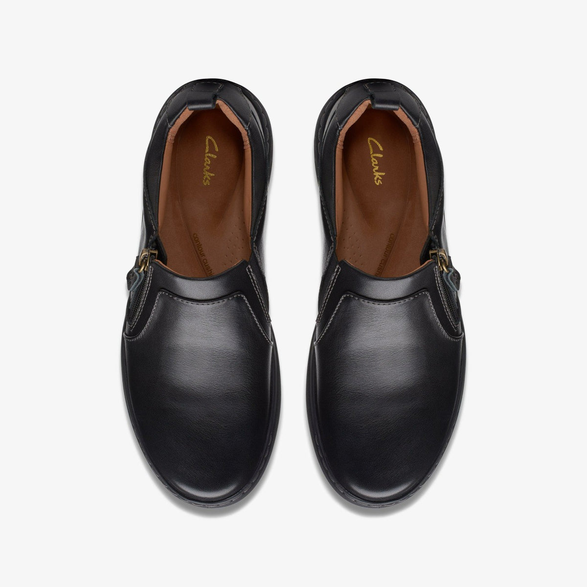 Clarks Nalle Lilac Black Leather