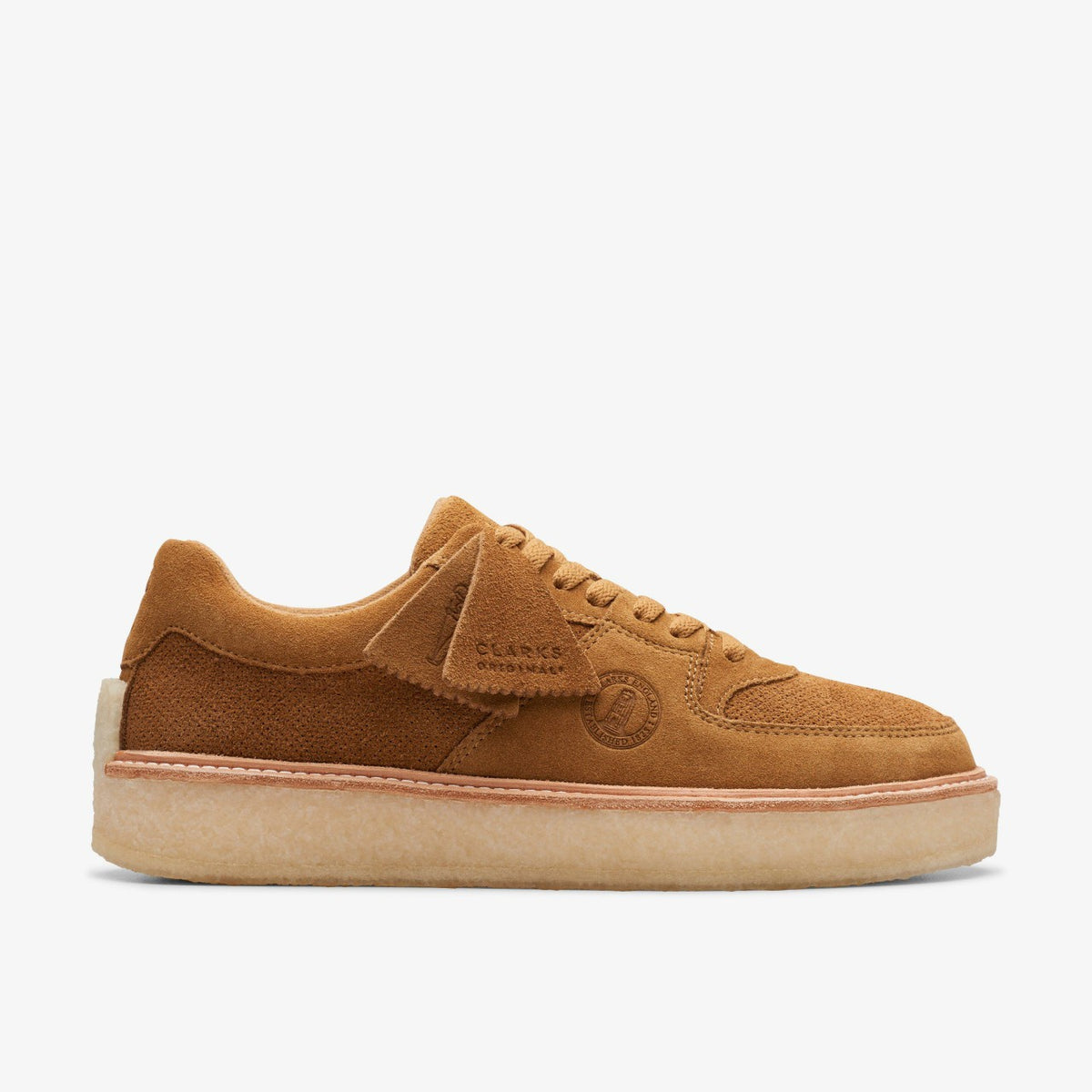 Clarks Sandford Golden Sand Suede