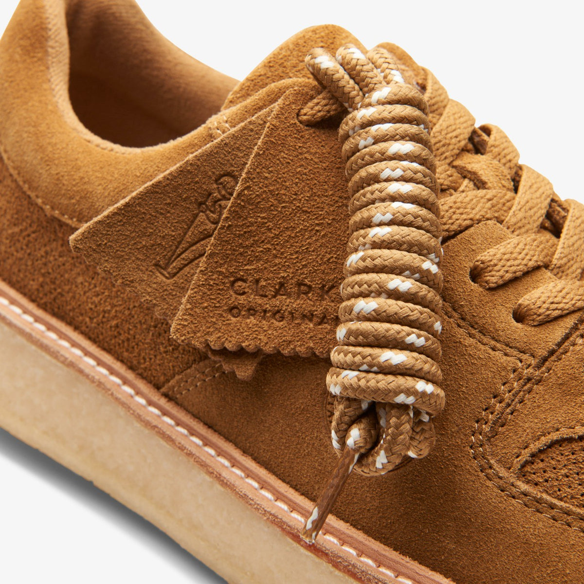 Clarks Sandford Golden Sand Suede