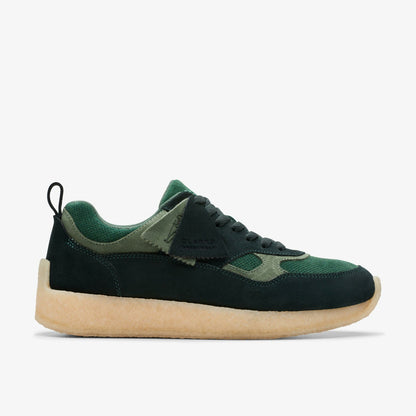 Clarks Lockhill Dark Green Combination