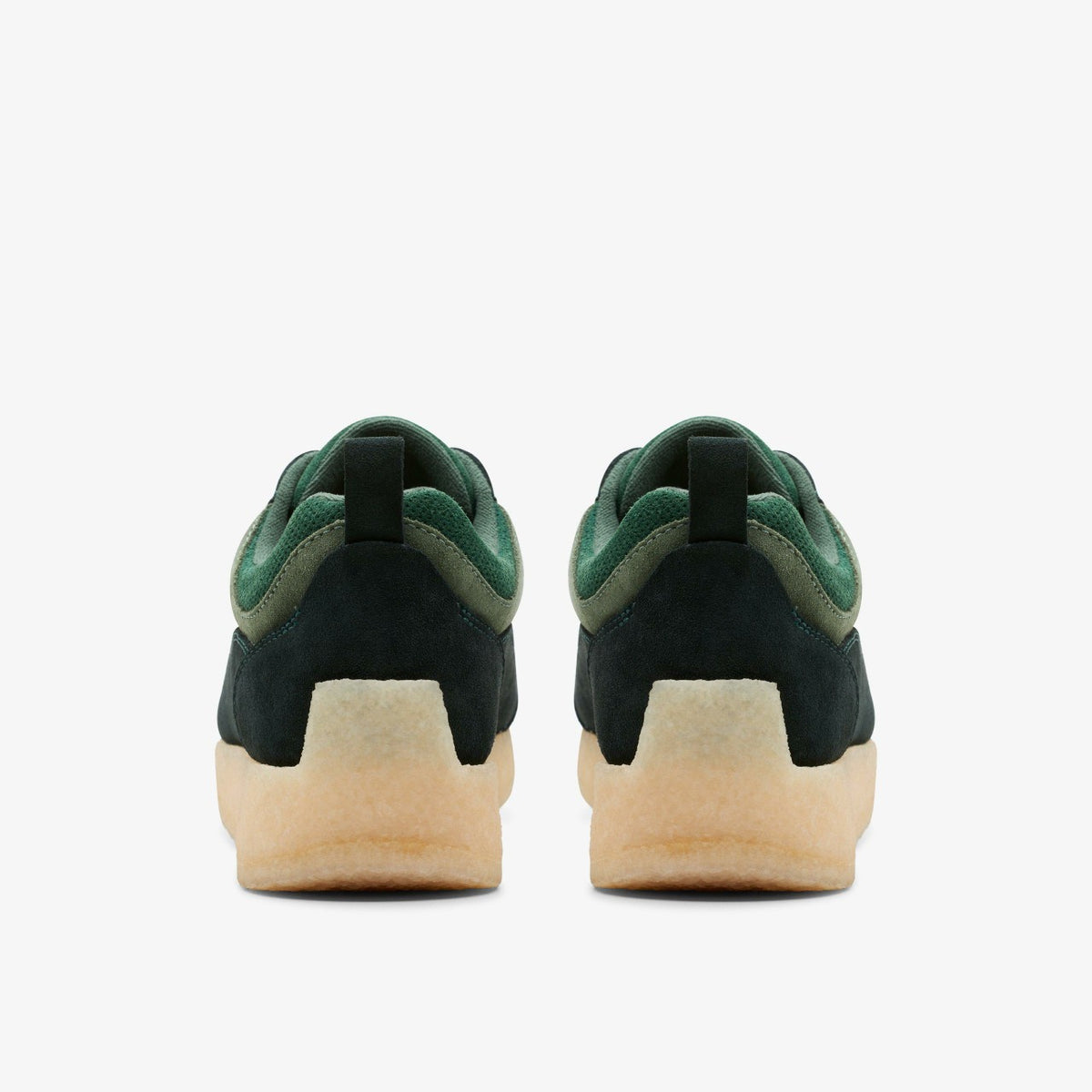 Clarks Lockhill Dark Green Combination