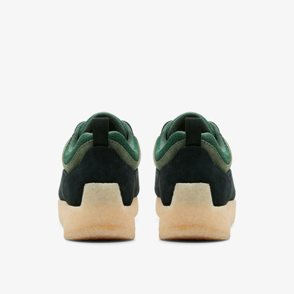 Clarks Lockhill Dark Green Combination
