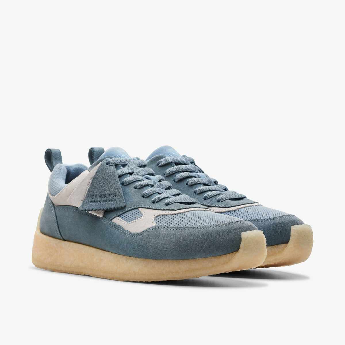 Clarks Lockhill Blue Grey Combination