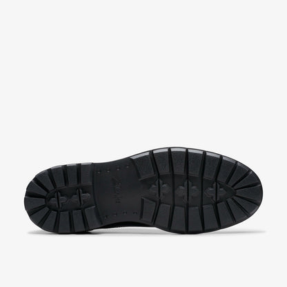 Clarks Batcombe Tie Black Leather
