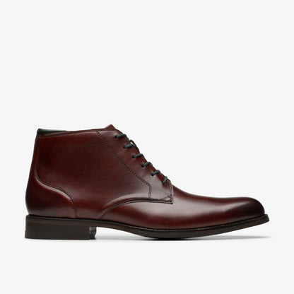 Clarks Craft Arlo Hi British Tan Leather