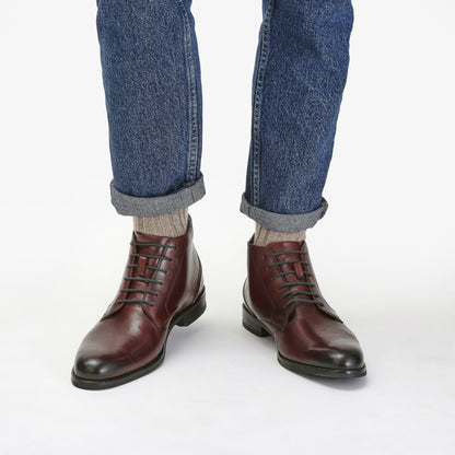 Clarks Craft Arlo Hi British Tan Leather