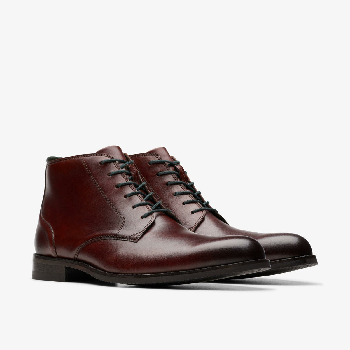 Clarks Craft Arlo Hi British Tan Leather