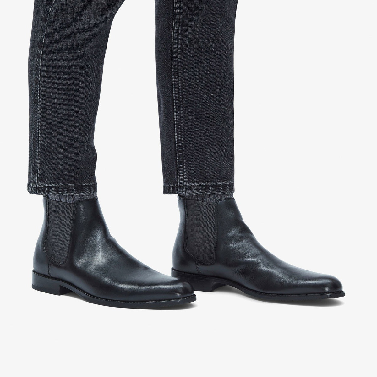 Clarks Craft Arlo Top Chelsea Boot Black Leather