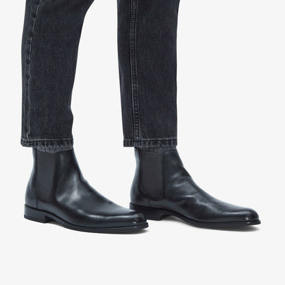Clarks Craft Arlo Top Chelsea Boot Black Leather