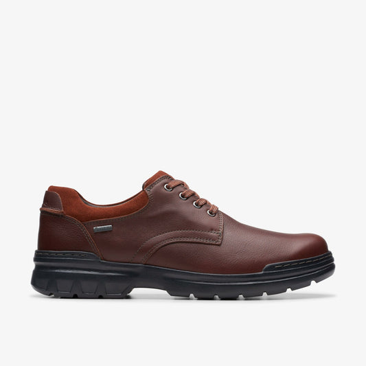 Clarks Rockie Walk GORE-TEX Dark Tan Leather