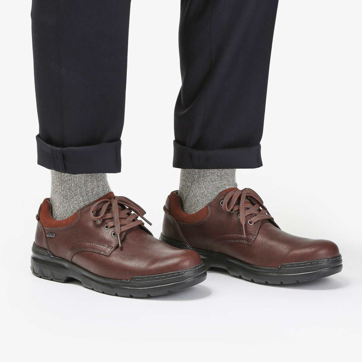 Clarks Rockie Walk GORE-TEX Dark Tan Leather