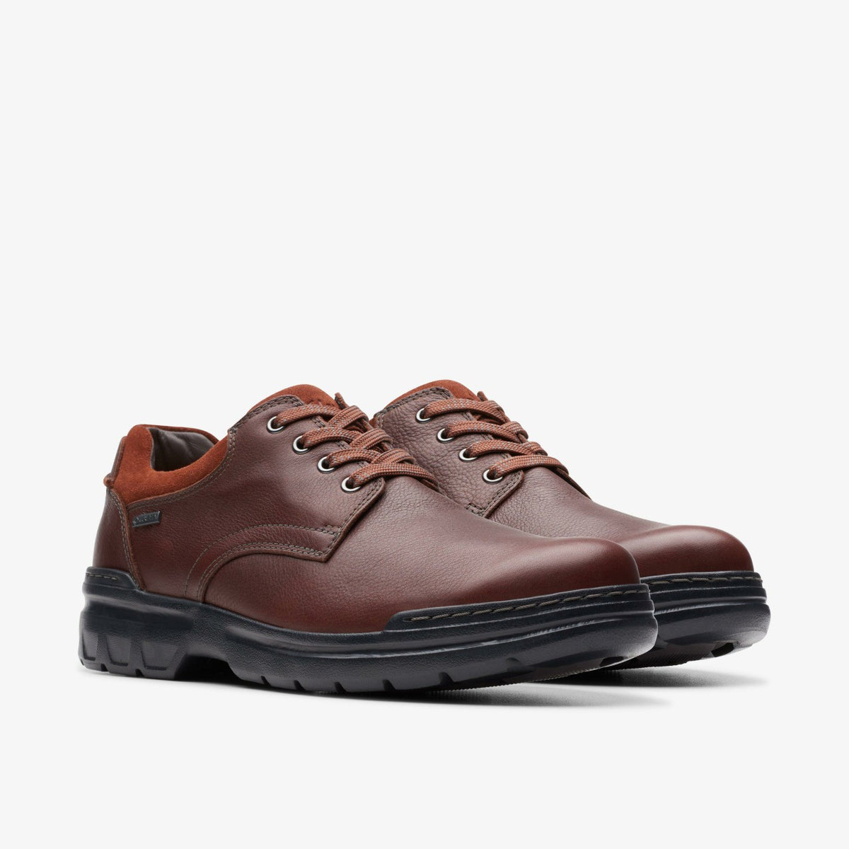 Clarks Rockie Walk GORE-TEX Dark Tan Leather