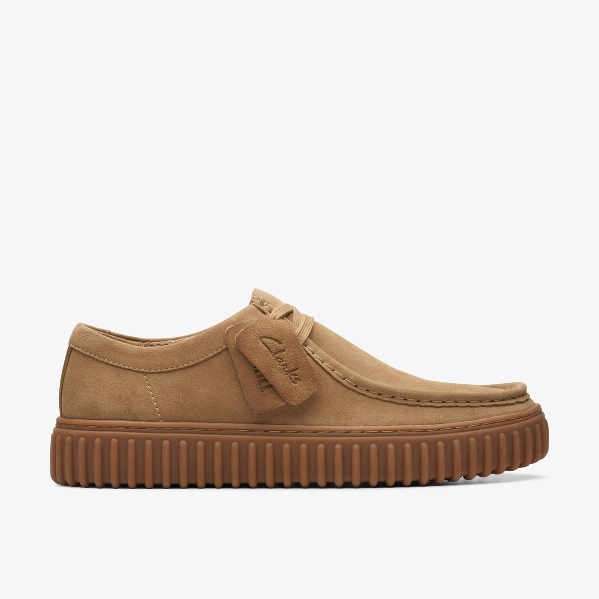 Clarks Torhill Lo Dark Sand Suede