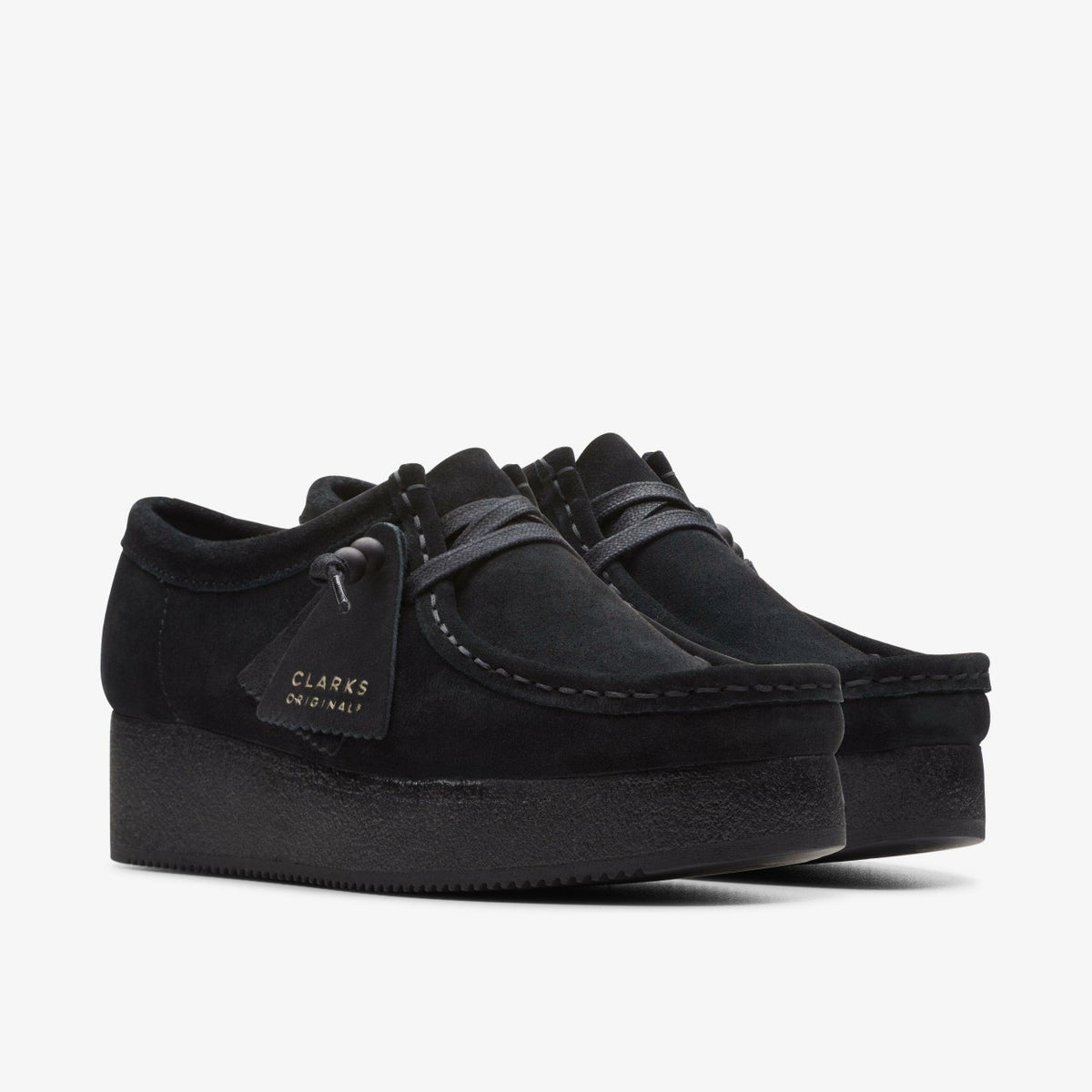 Clarks Wallacraft Bee Black Suede