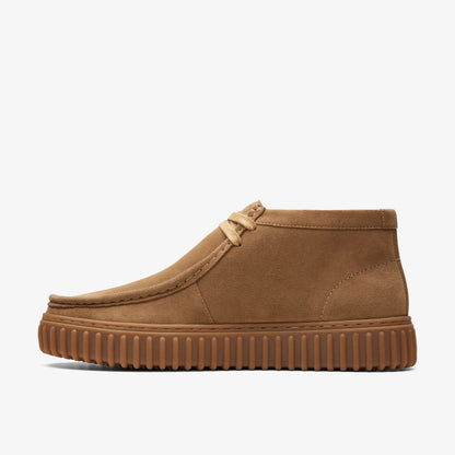 Clarks Torhill Hi Dark Sand Suede