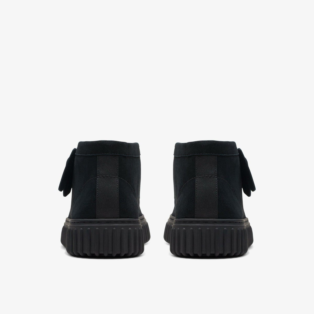 Clarks Torhill Hi Black Suede