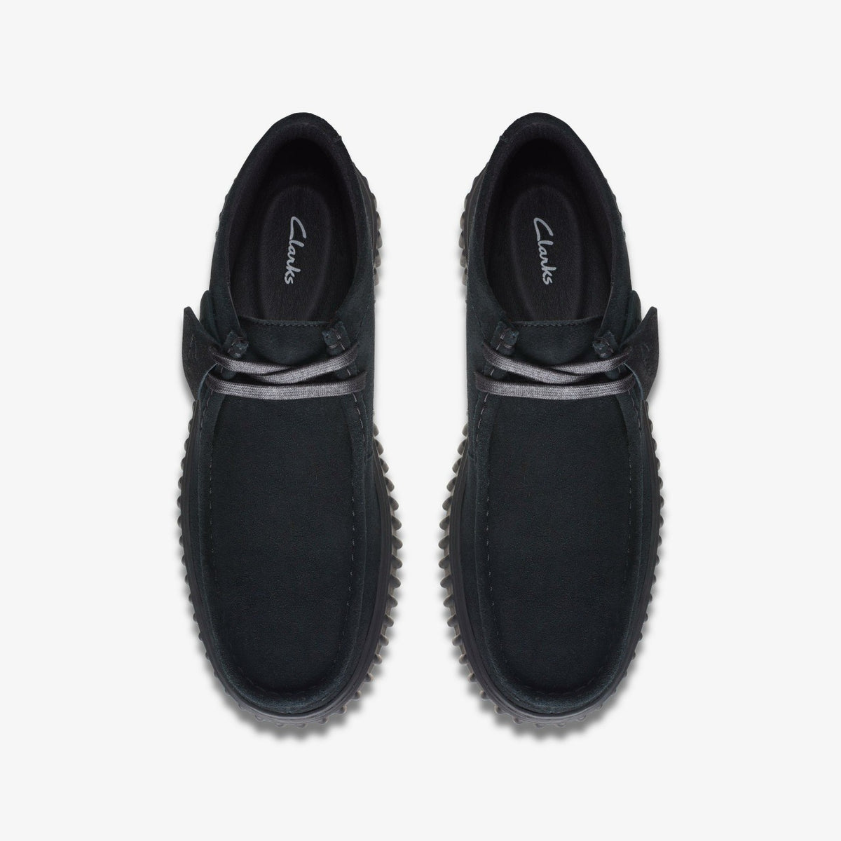 Clarks Torhill Hi Black Suede