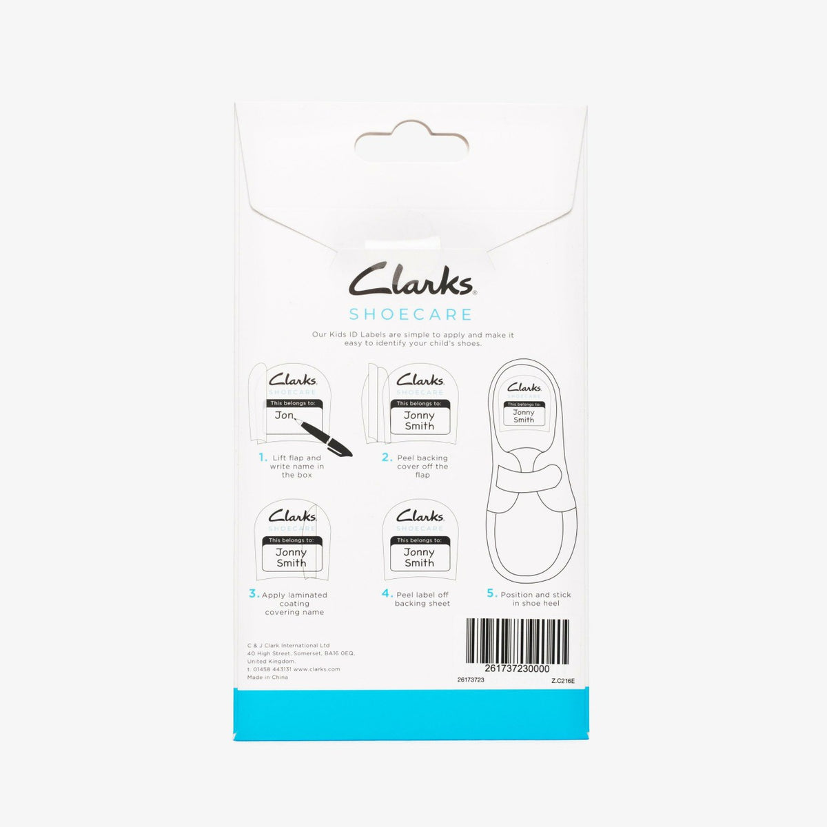 Clarks ID Labels N/A