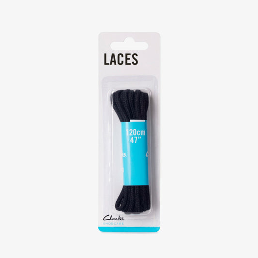 Clarks 120cm Round Lace Black