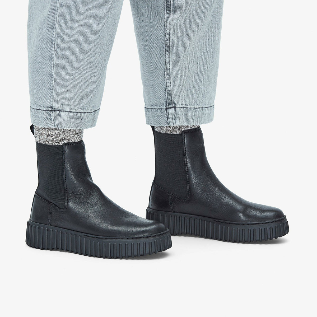 Clarks Torhill Maple Ankle Boot Black Leather