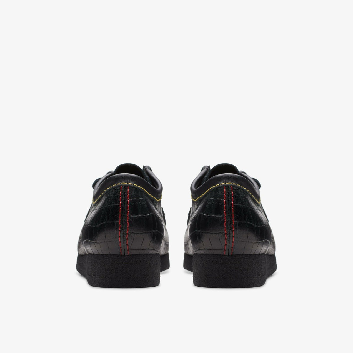 Clarks Wallabee Black Crocodile