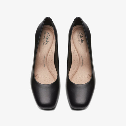 Clarks Kyndall Iris Black Leather