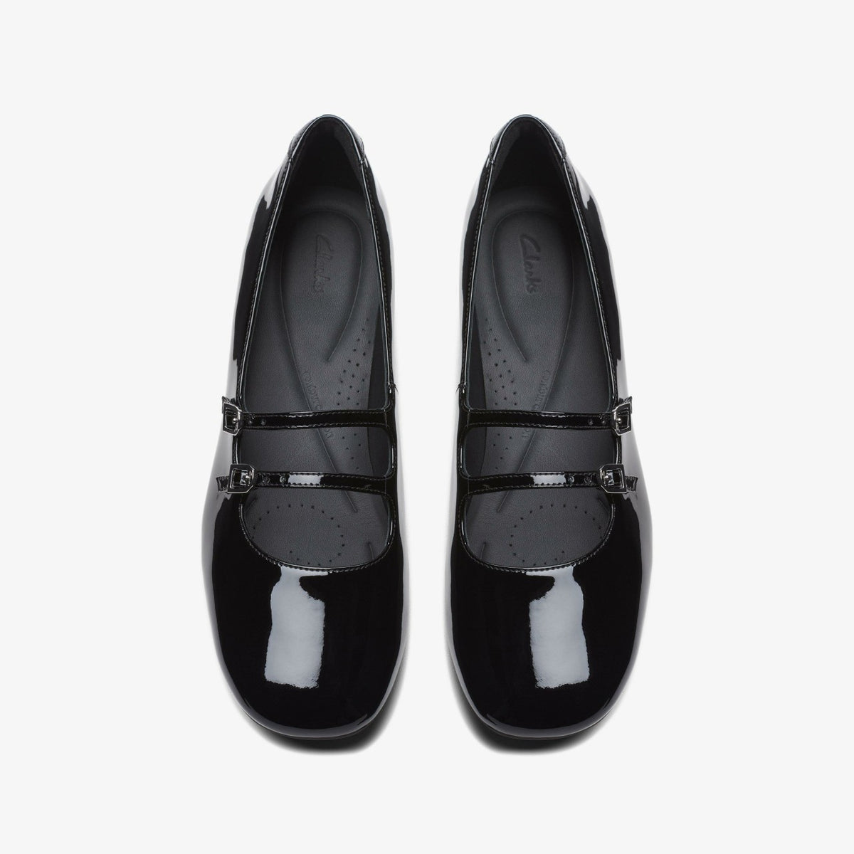 Clarks Daiss 30 Shine Black Patent