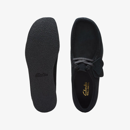 Clarks Wallabee EVO Shoe Black Suede