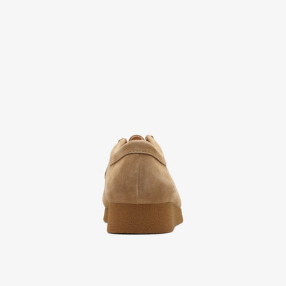 Clarks Wallabee EVO Shoe Dark Sand Suede