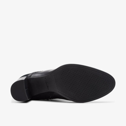 Clarks Freva 85 Buckle Black Leather