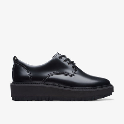 Clarks Orianna W Derby Black Leather