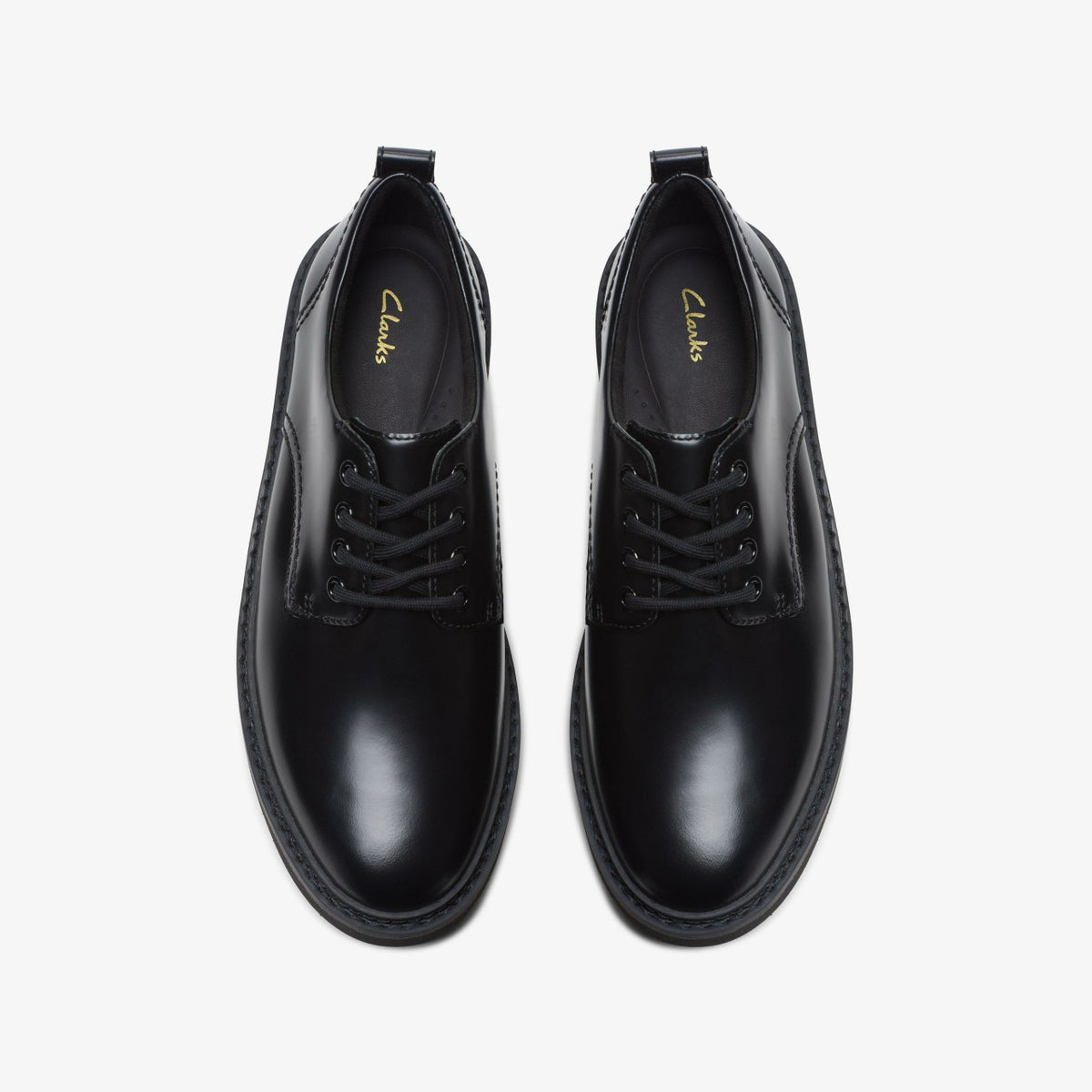 Clarks Orianna W Derby Black Leather