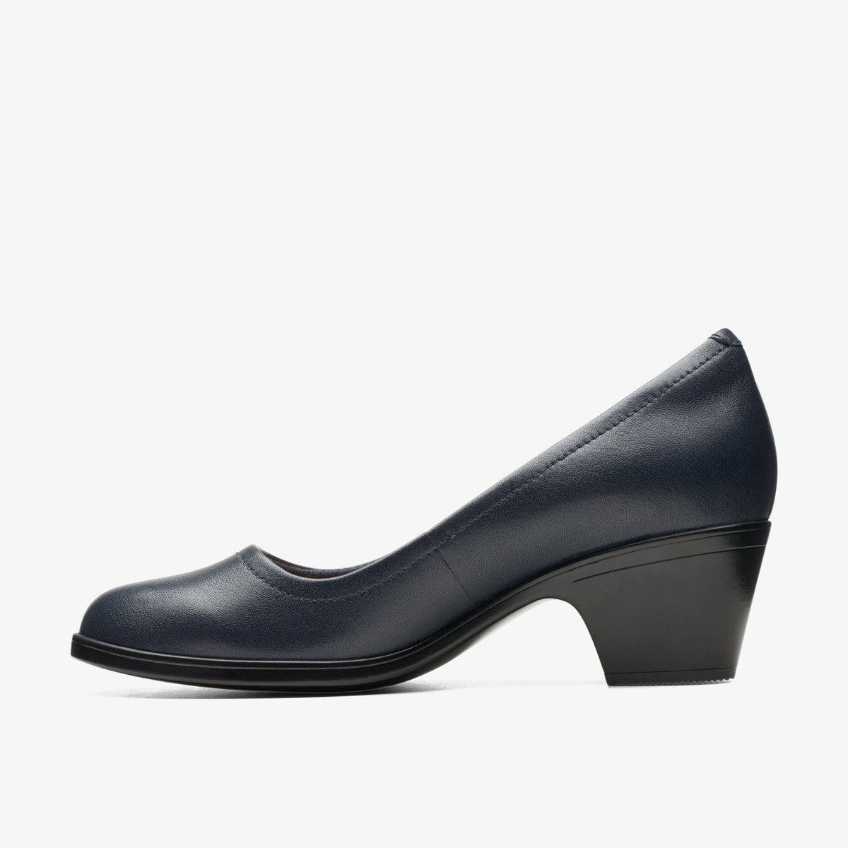 Clarks Emily2 Ruby Navy Leather