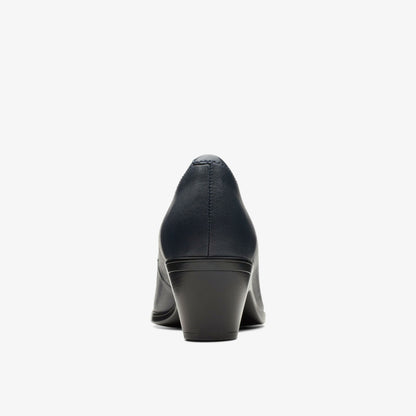 Clarks Emily2 Ruby Navy Leather