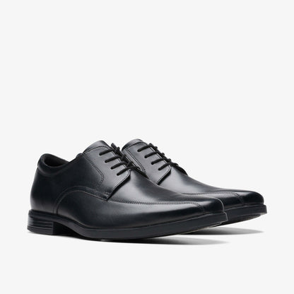 Clarks Howard Over Black Leather