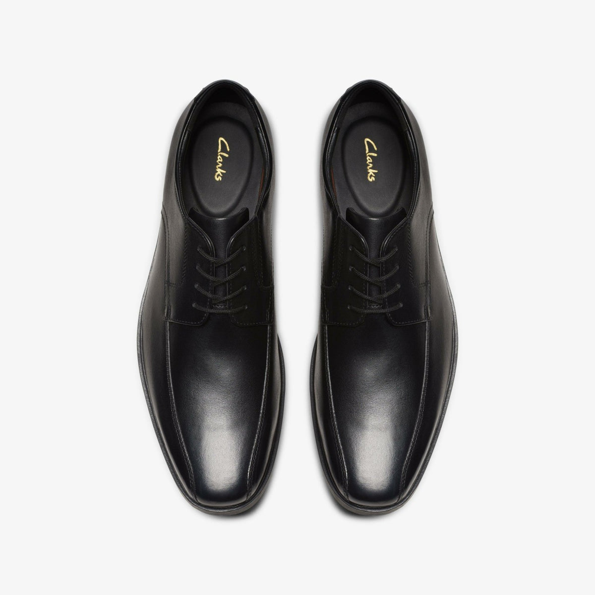 Clarks Howard Over Black Leather