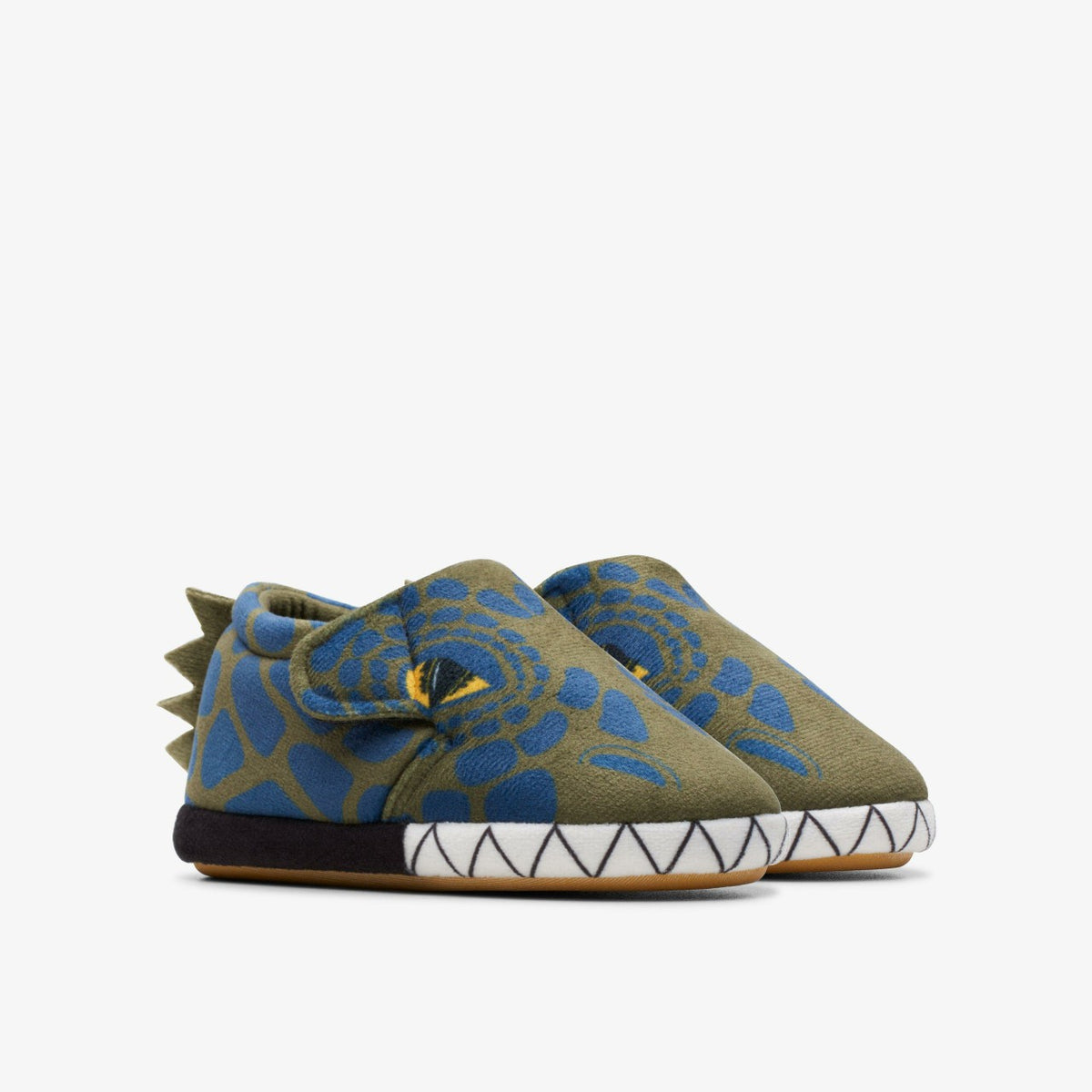 Clarks Fluffy Snug Toddler Khaki Combination