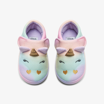 Clarks Fluffy Snug Toddler Multicolour