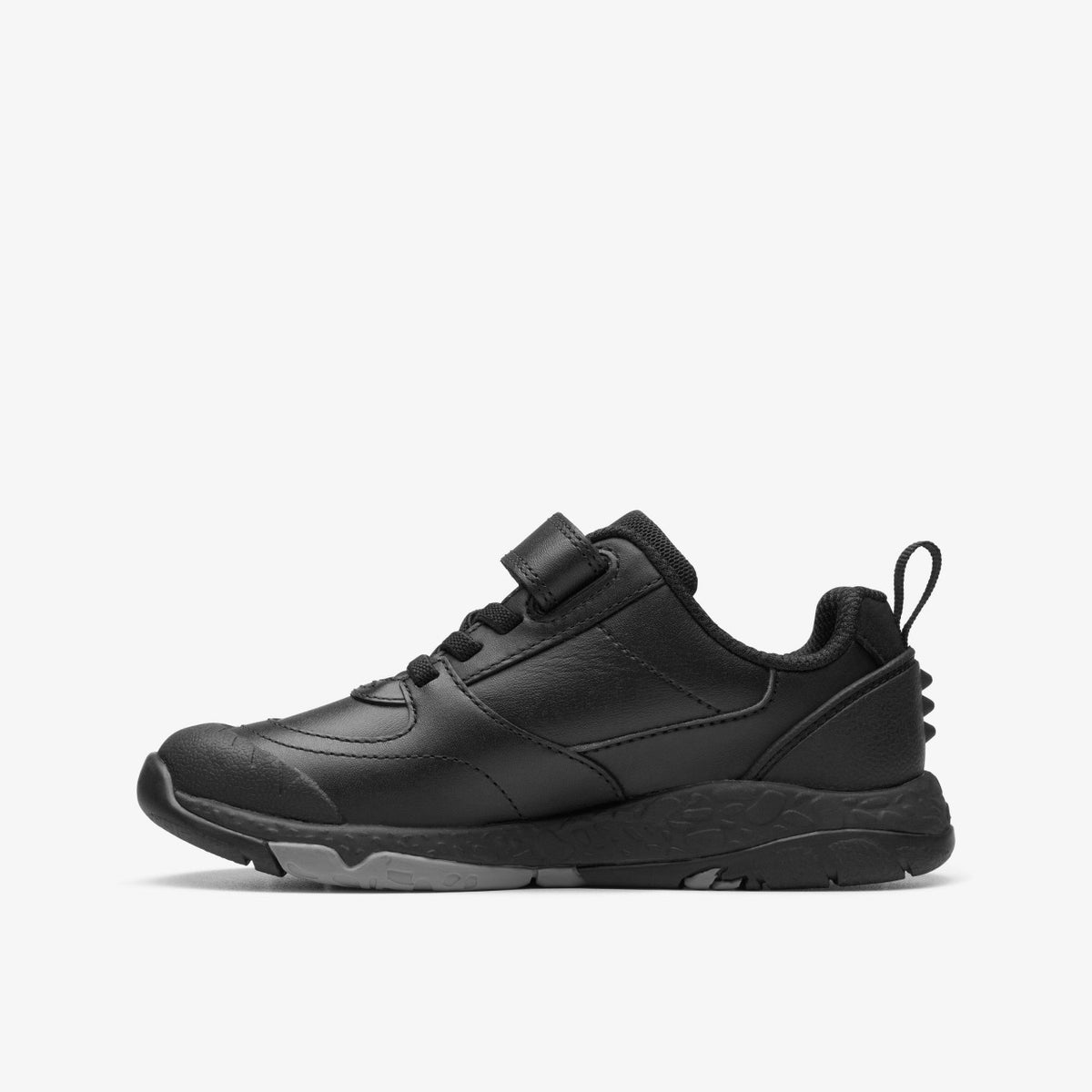 Clarks Steggy Stride Kid Black Leather