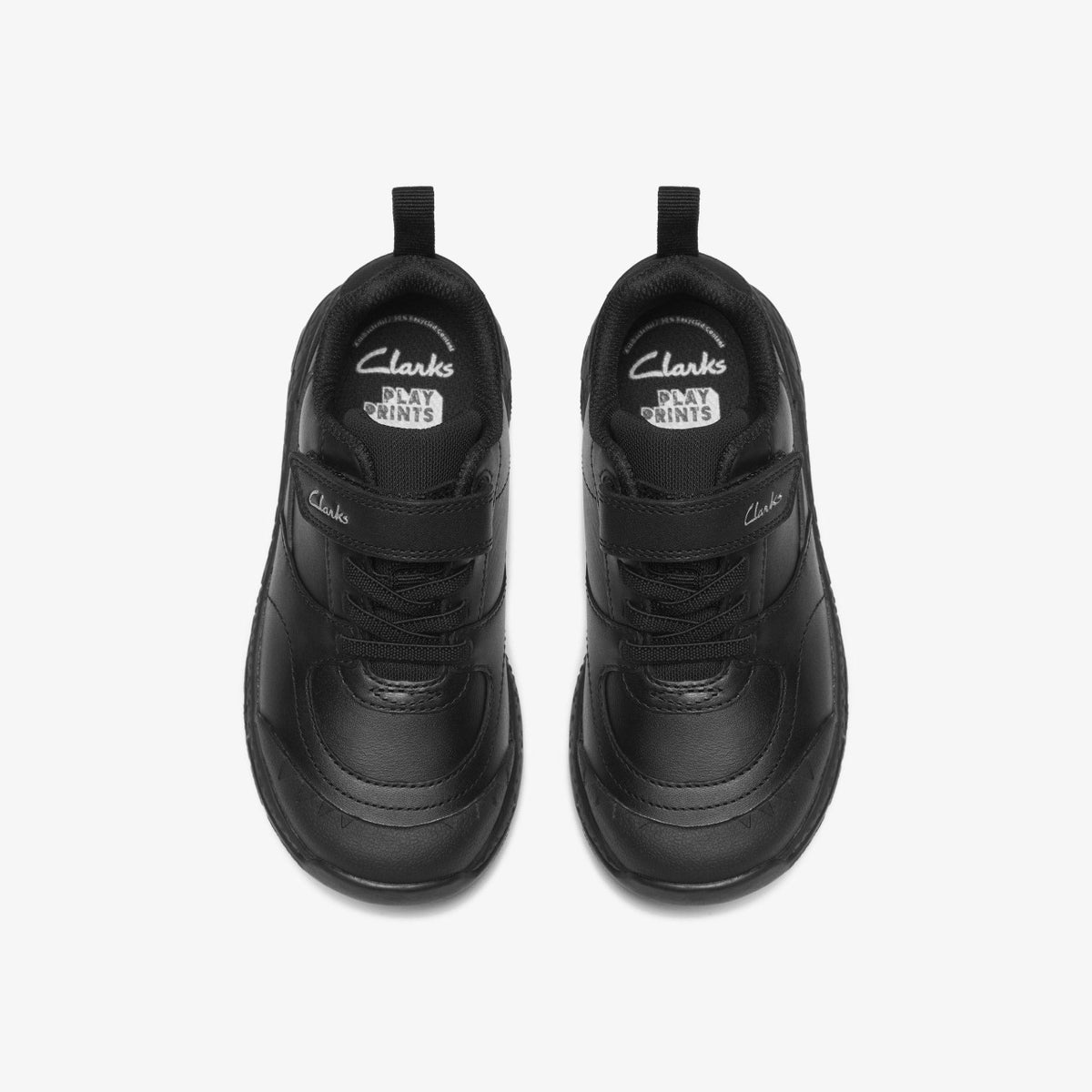 Clarks Steggy Stride Kid Black Leather