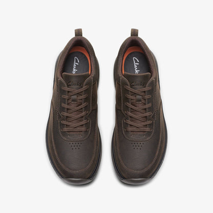 Clarks Clarks Pro Lace Dark Brown Tumbled