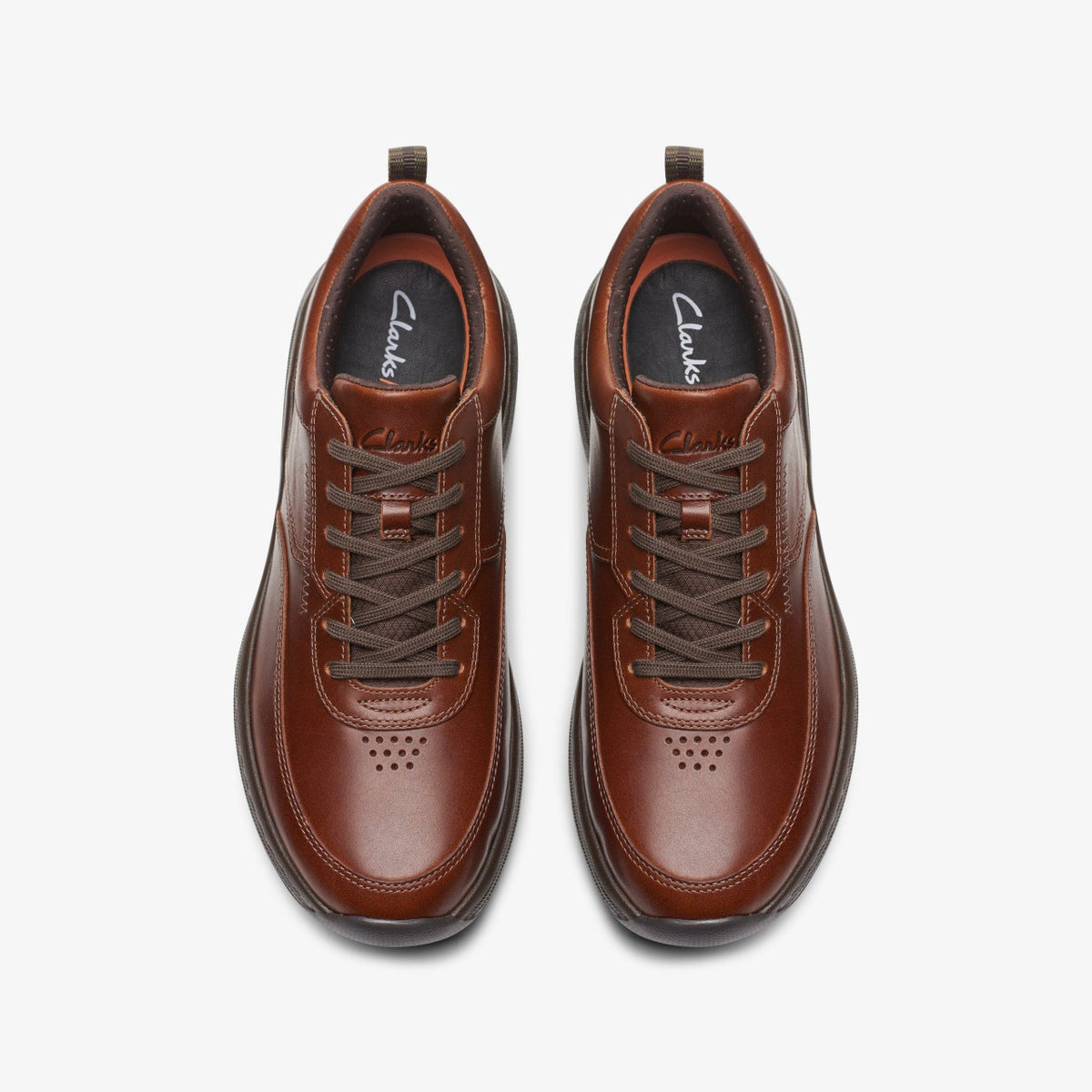 Clarks Clarks Pro Lace Dark Tan Leather