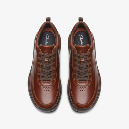 Clarks Clarks Pro Lace Dark Tan Leather