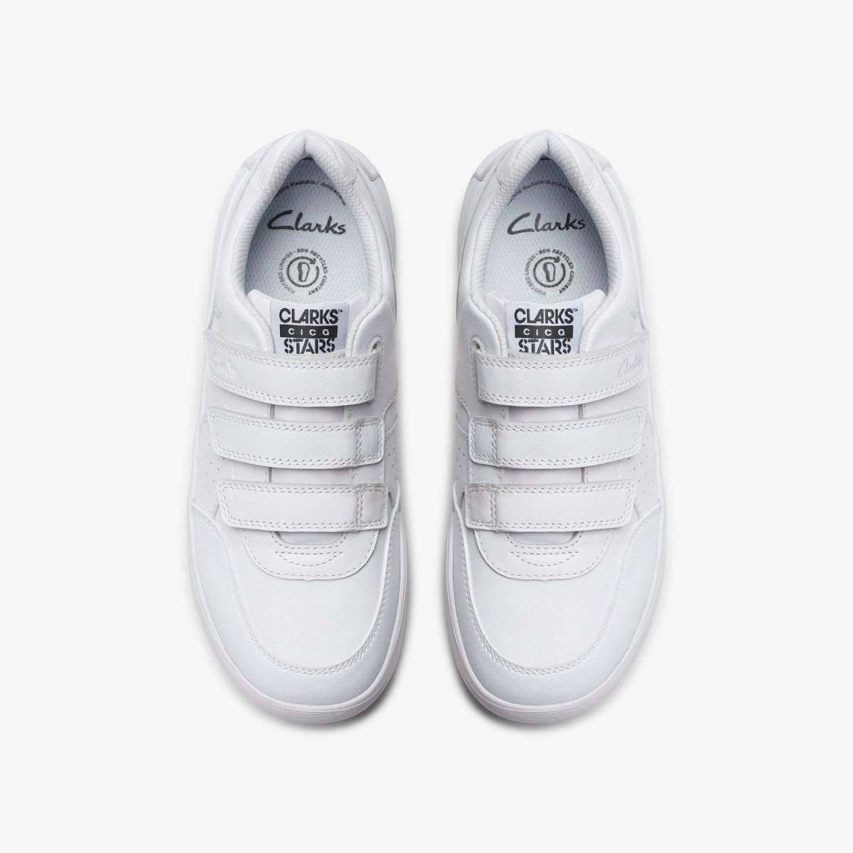 Clarks CICA Star Orb Youth White