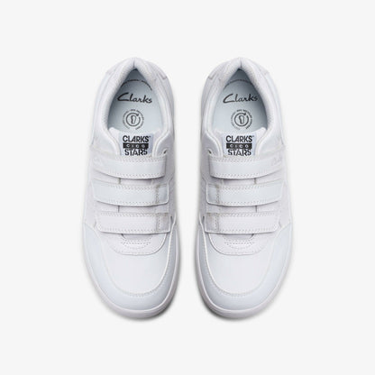 Clarks CICA Star Orb Youth White
